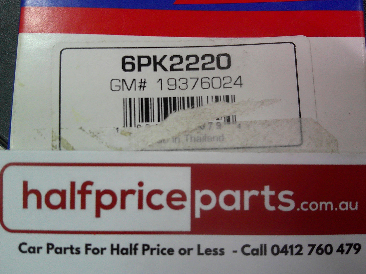 ACDelco Multi V-Belt Suits Ford/FPV/Holden/Jeep New Part