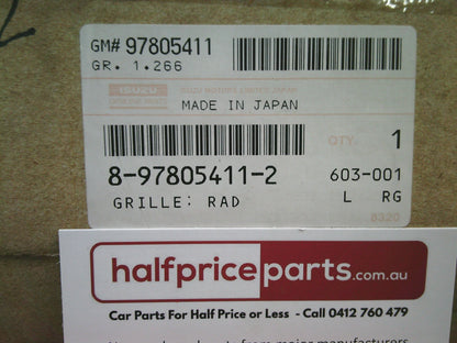 Holden Jackaroo Genuine Black Grille Assembly New Part