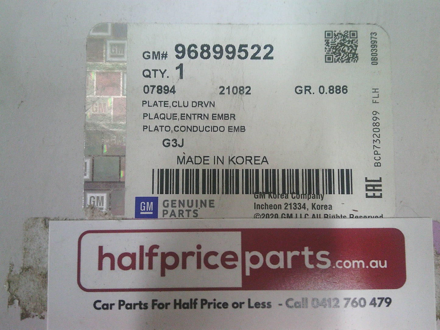 Holden CG Captiva Genuine Clutch Disc New Part