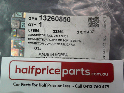 Holden JG Cruze Genuine Air Filter Connector Hose New Part