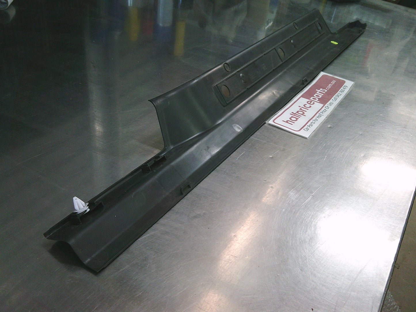 Holden VE Commodore Genuine Left Hand Front Door Scuff Plate (Passenger)(Anthracite Black) New Part