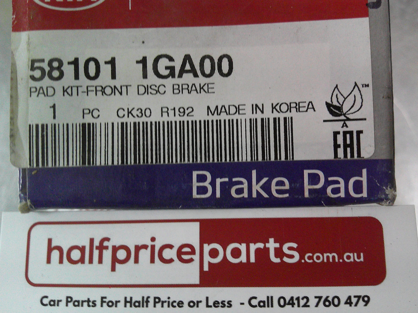 Kia Rio Genuine Front Brake Pad Set New Part