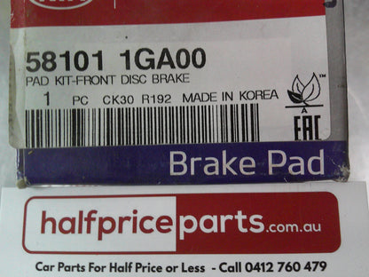 Kia Rio Genuine Front Brake Pad Set New Part