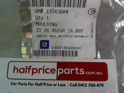 Holden Astra J Genuine Windscreen Moulding New Part