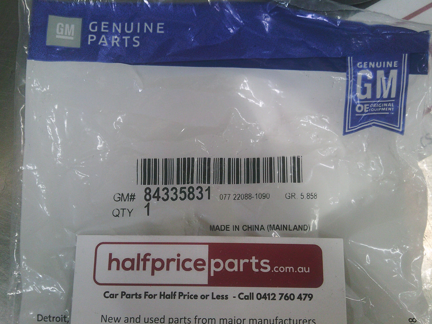 GM Chevrolet/Silverado Genuine Alloy Wheel Cap New Part