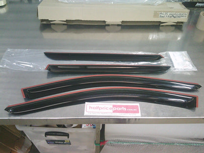 MG ZS/ZST Genuine Tinted Weather Shields Front & Rear Kit New Part