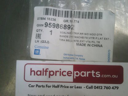 Holden JH Cruze Genuine Rear Left Door Moulding New Part