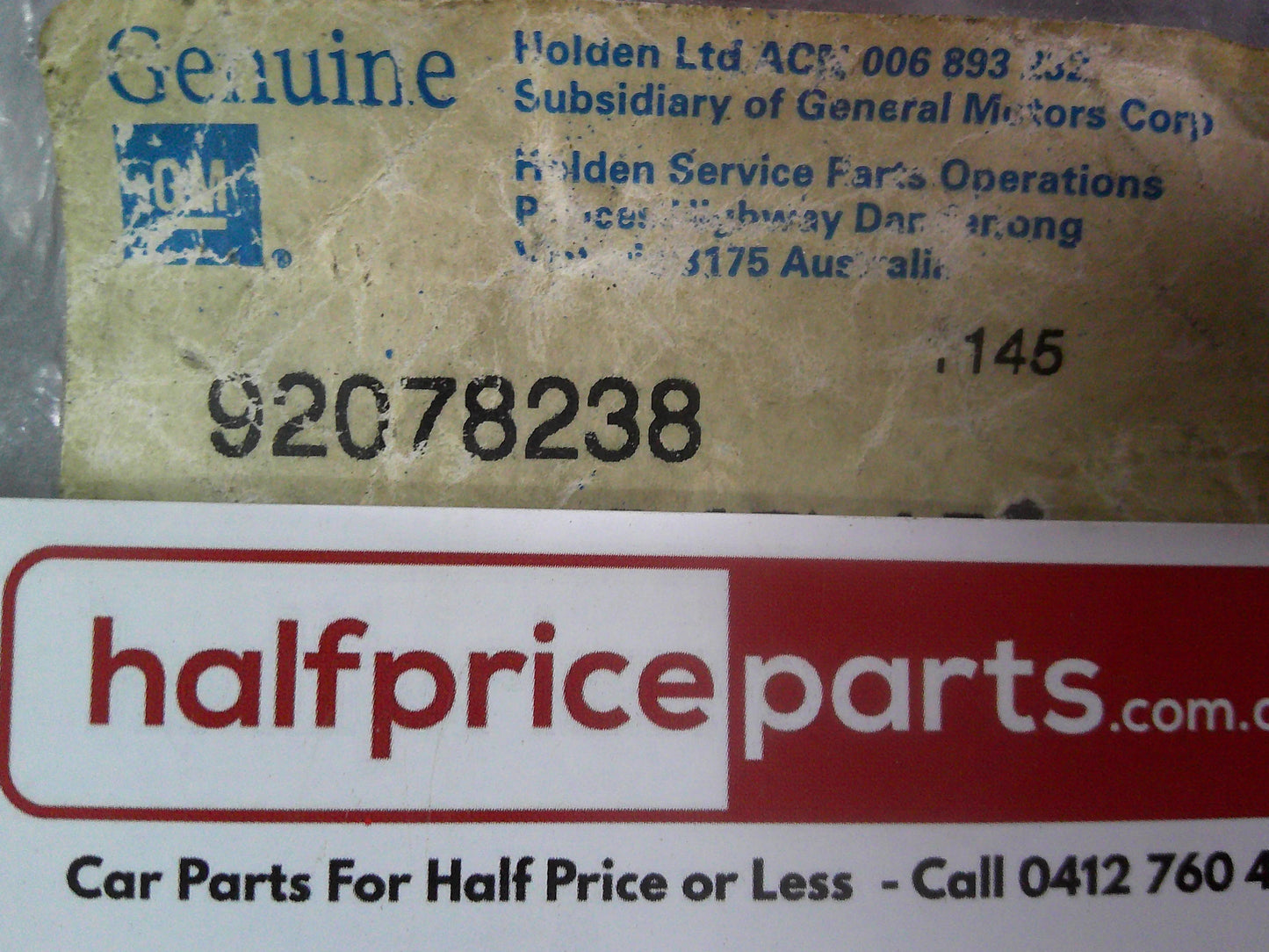 Holden VB/VK/VL/VN/VP/VR/VS/VT/VX Commodore/VY/VZ Monaro/VQ/WH Statesman/Caprice/VN/VG Ute Genuine Front Lower Control Arm Bolt New Part