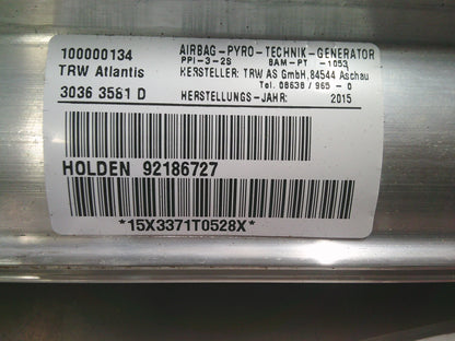 Holden VE Commodore/WM Statesman/HSV Series 1 Genuine Passenger Side Front Air Bag New Part