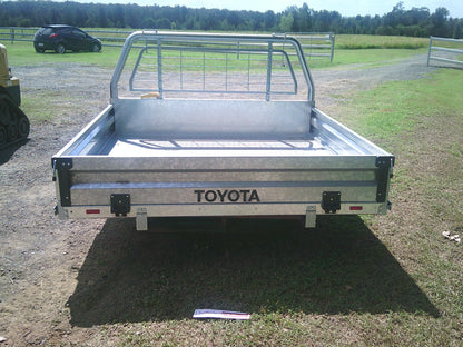 Toyota Hilux Dual Cab Genuine Heavy Duty Steel Tray With Sides (No Fitting Kit New Part