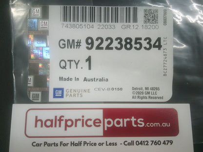 Holden VE/VF Genuine SSV Chrome Boot Emblem New Part