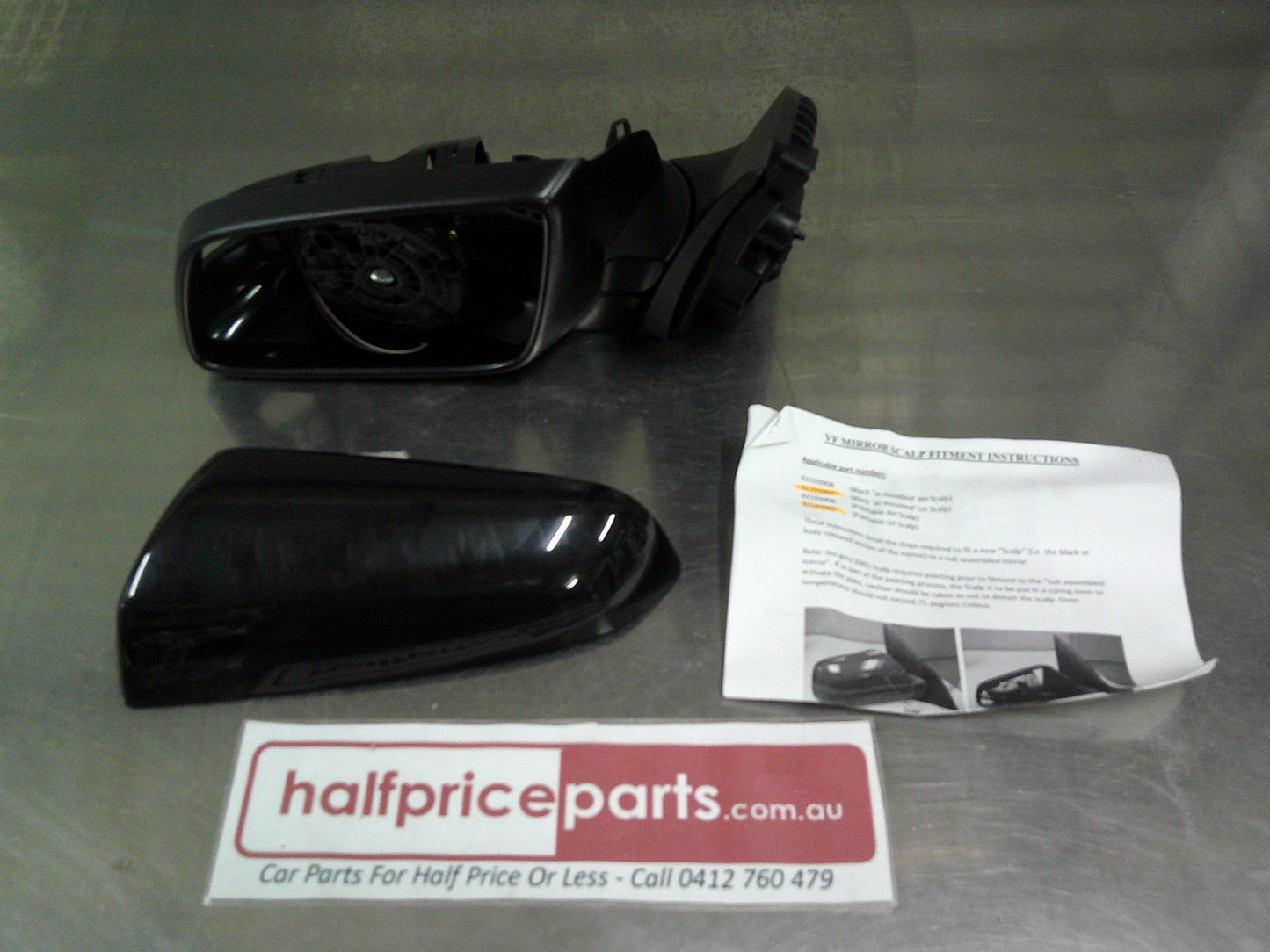 Holden VF Commodore Left Hand Electric Mirror Body/Scalp New Part
