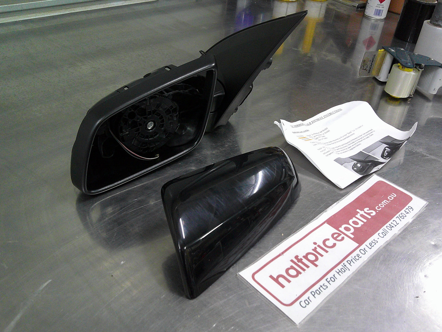 Holden VF Commodore Left Hand Electric Mirror Body/Scalp New Part