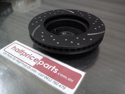 RDA Front Disc Rotors Slotted/Dim Suits Toyota Hilux (Sold As Single Only) New Part