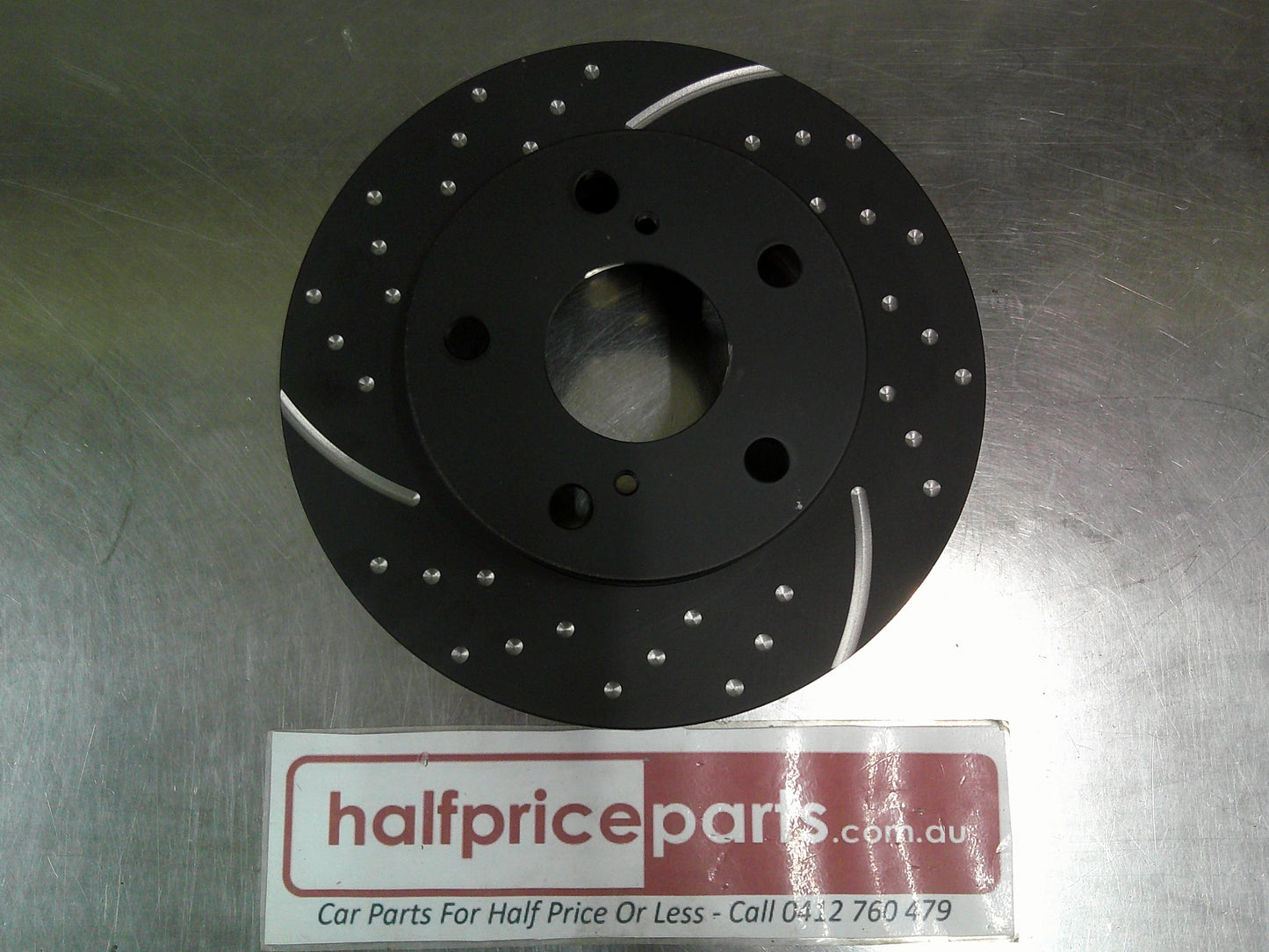 RDA Front Disc Rotors Slotted/Dim Suits Toyota Hilux (Sold As Single Only) New Part