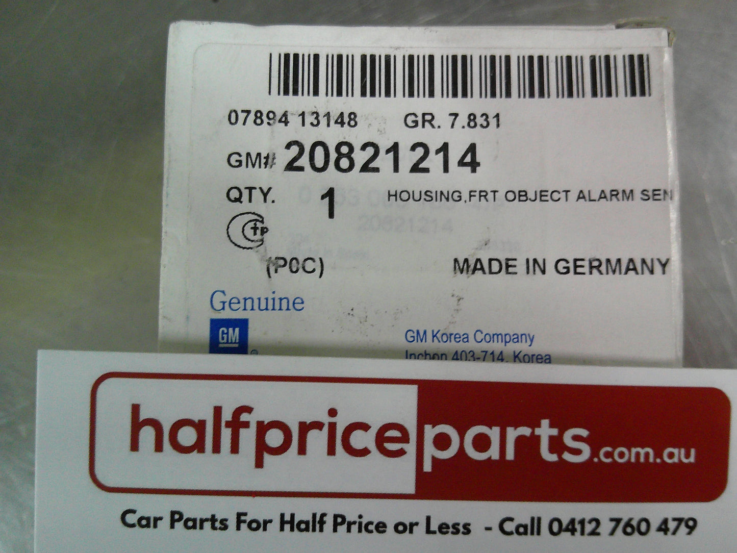 Holden CG5 Captiva Genuine Front Parking Sensor Housing New Part