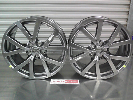 Holden VE/VF HSV/SS/SSV/Redline Commodore Genuine 20x8.5 Front Alloy Rims (Sold As Pair Midnight Silver) New Part