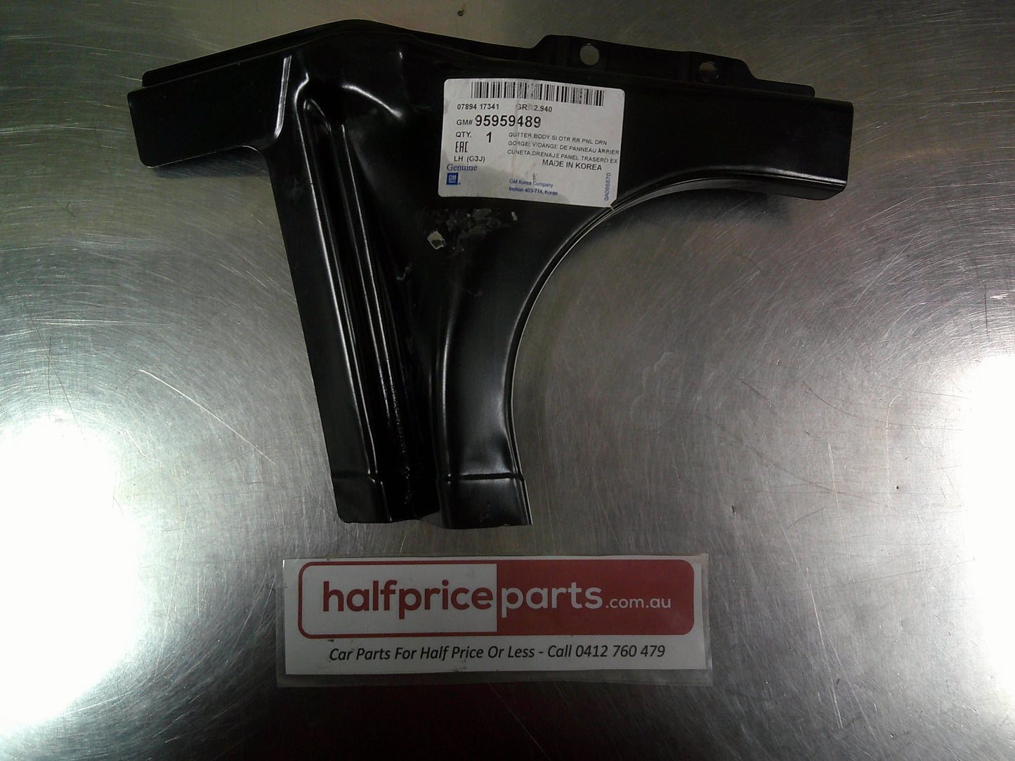 Holden JH Cruze Genuine Rear Left Quarter Panel Gutter New Part