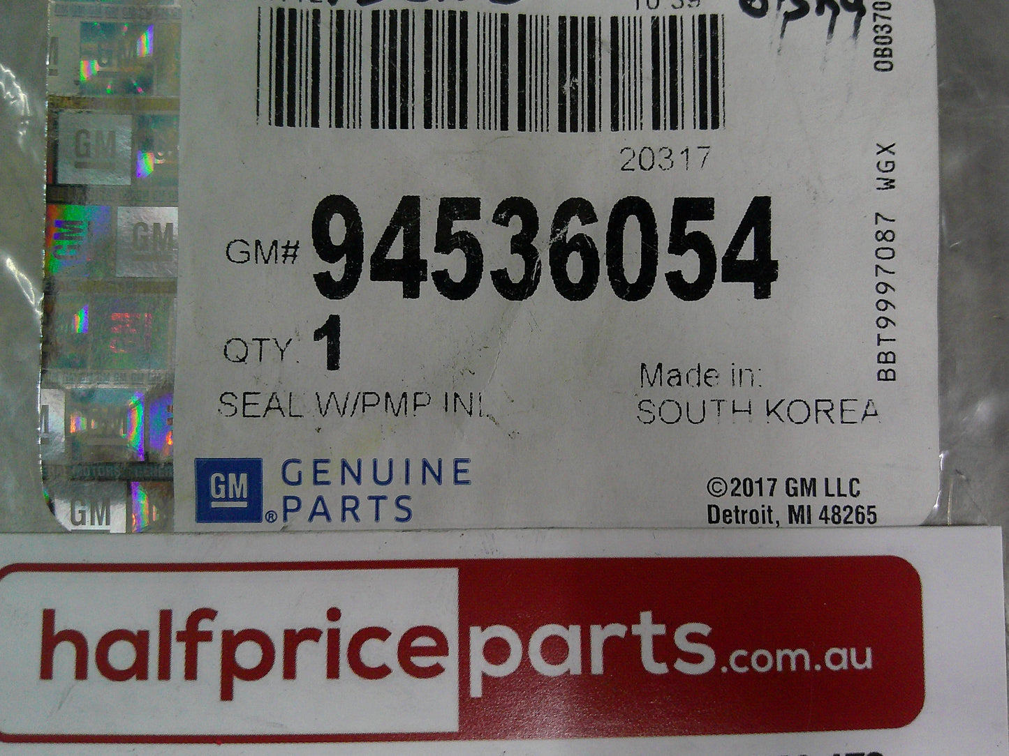 Holden CG Captiva/JG/JH Cruze Genuine Ring Seal New Part