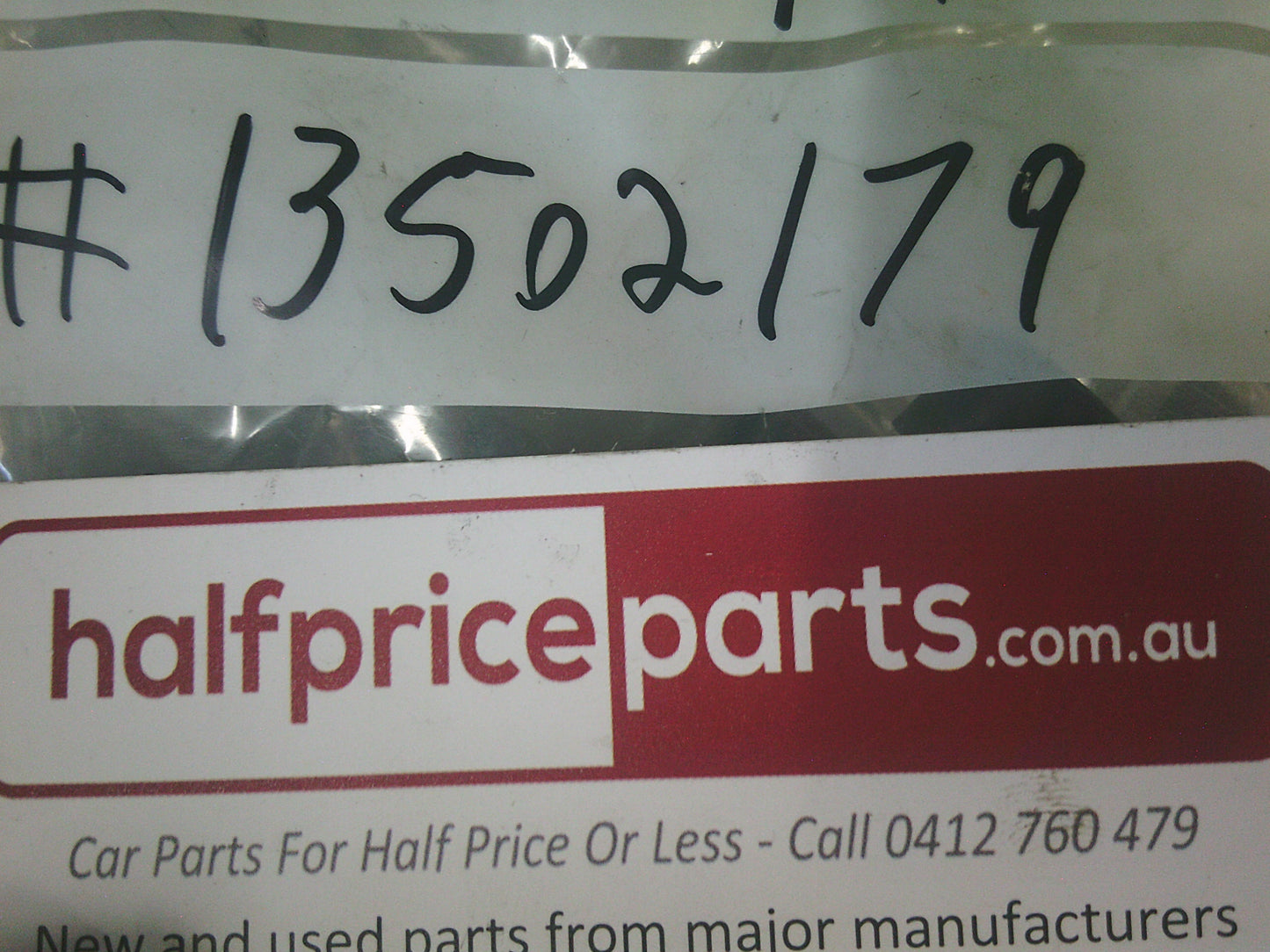 Holden Camaro/Corvette Genuine Rear License Plate Light - New Part