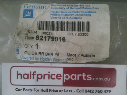 Holden WL/WK Statesman/Caprice Genuine Left Hand Rear Bumper Outer Facia Guide New Part
