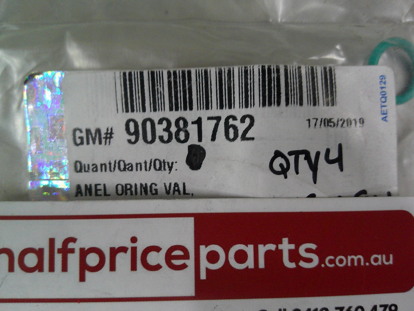 Holden Genuine Green Air Conditioning Refrigerant Service O-Ring New Part