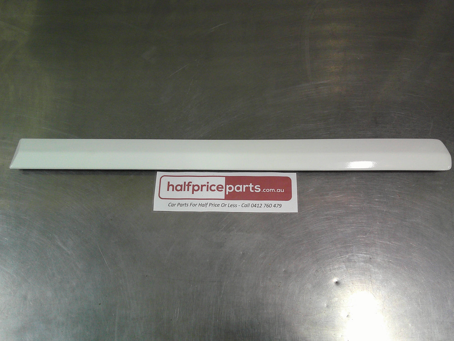 Holden RA Rodeo Dual Cab Genuine Right Hand Rear Outer Door Moulding (Factory Alpine  White) New Part