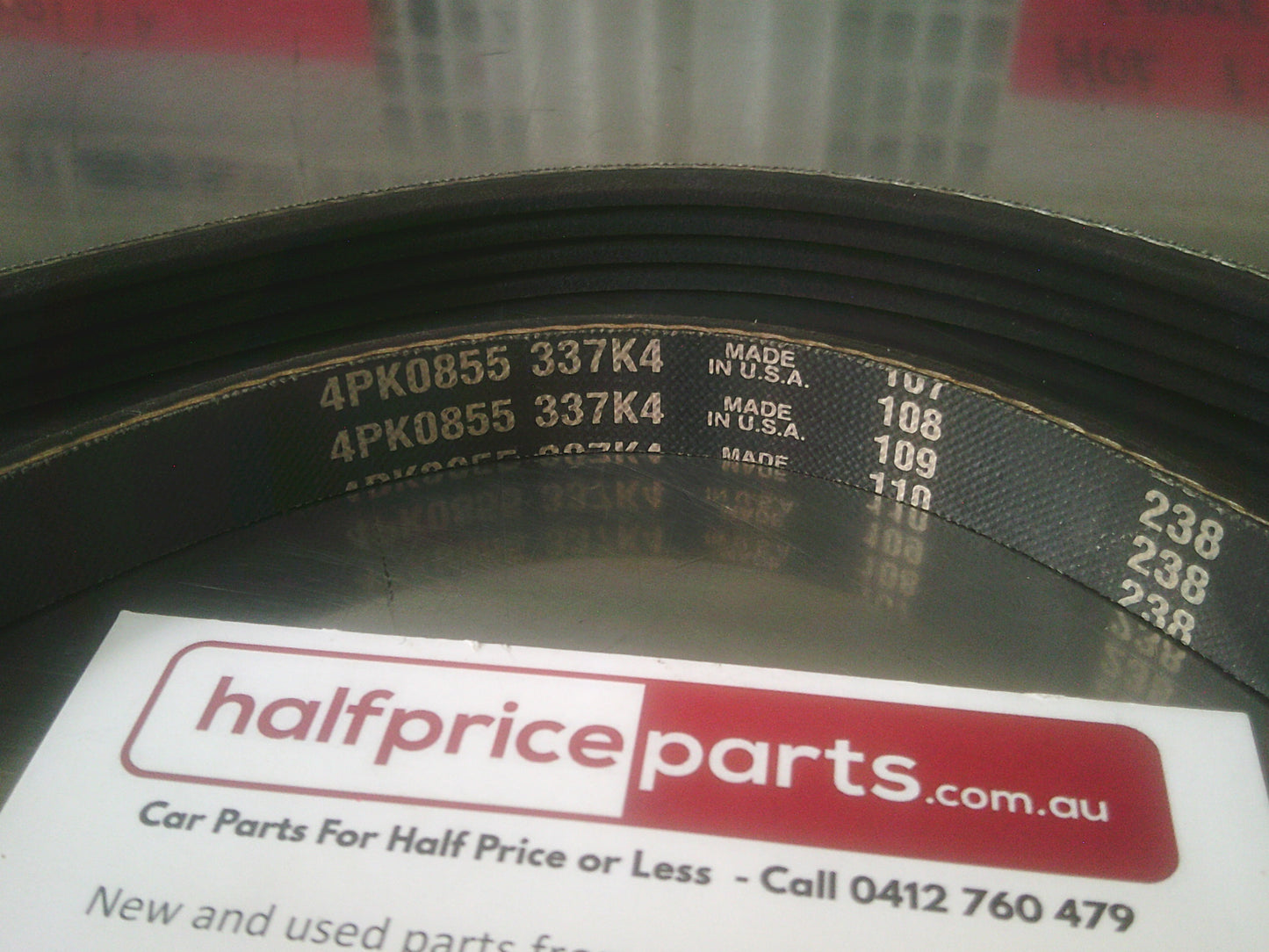 Holden Ribbed Drive Belt Suits Audi/BMW/Chrysler/Citroen/Ford/Holden/Honda/Hyundai/Kia/Mazda/Nissan/Peugeot/Subaru/Toyota/VW New Part