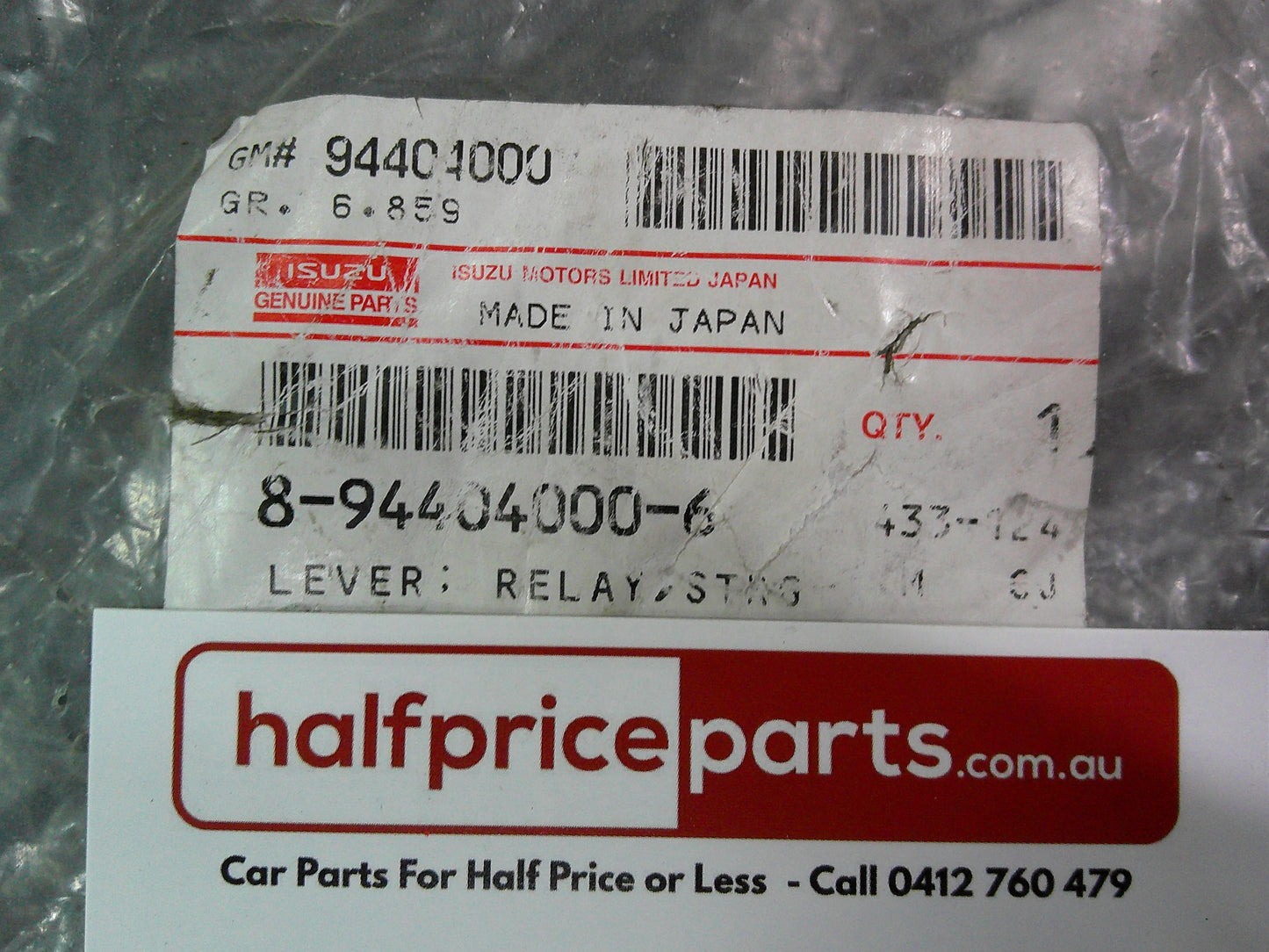 Holden RA Rodeo/Isuzu TFS Genuine Steering Idler Arm New Part