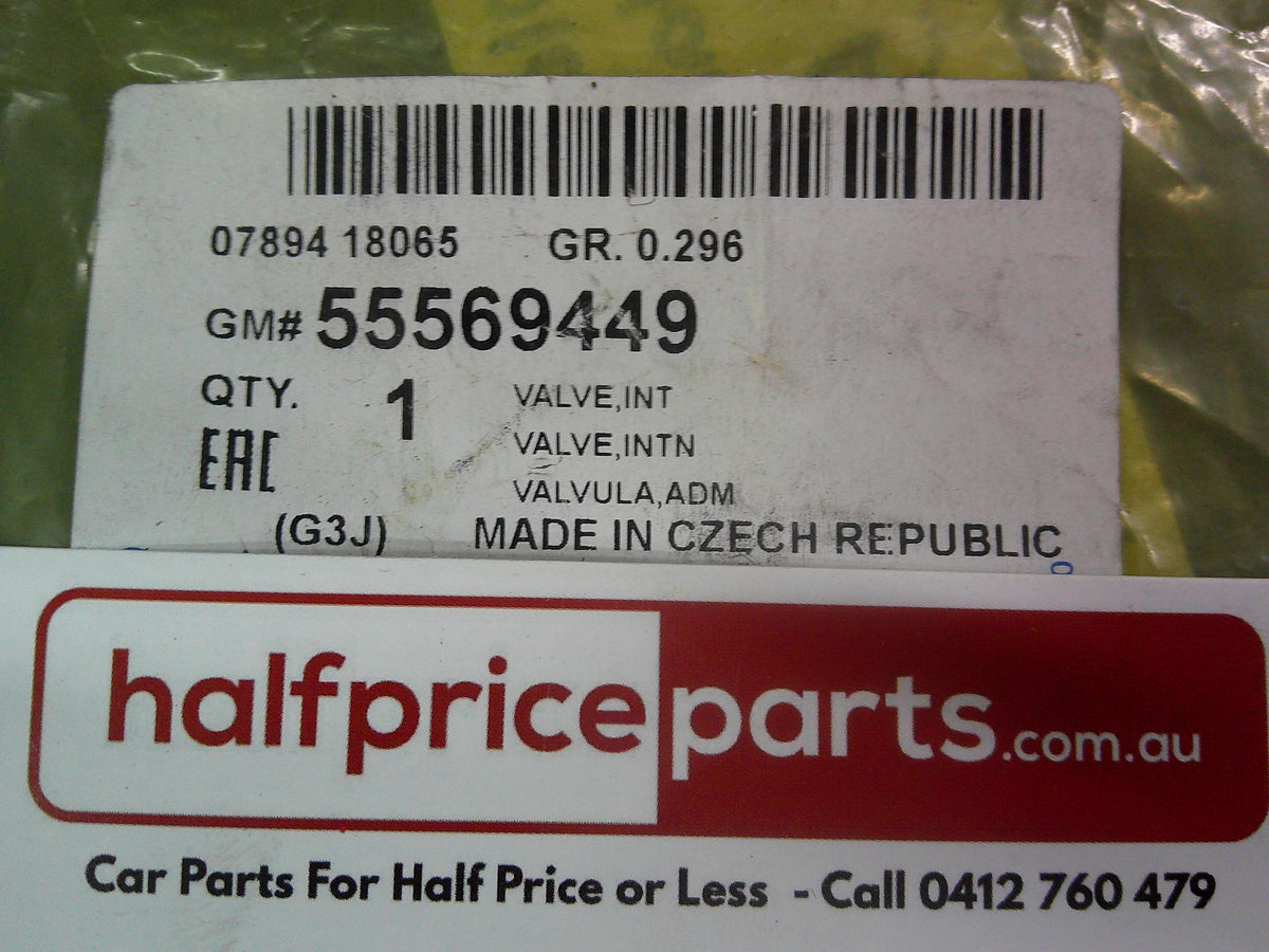 Holden TM Barina/JH Cruze Genuine Intake Valve New Part