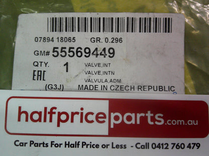 Holden TM Barina/JH Cruze Genuine Intake Valve New Part