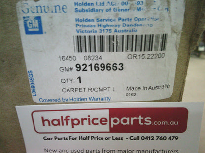Holden VY/VZ Calais Sedan Genuine Boot Trim Lining New Part