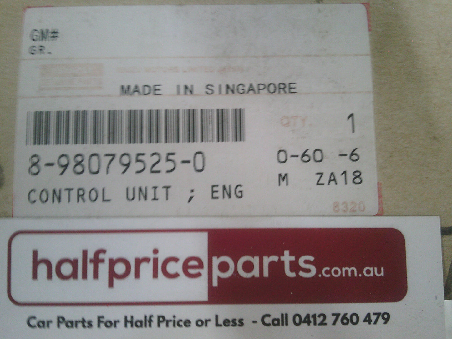 Holden RC Colorado Genuine Engine Control Module New Part