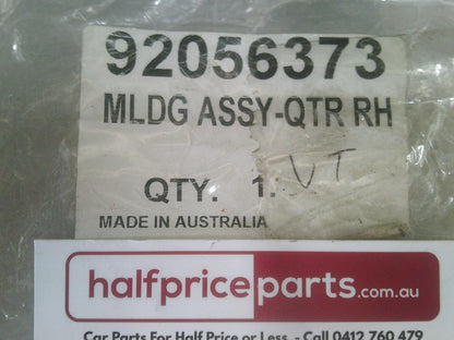 Holden VT Commodore Genuine Molding Assy Quater Right Hand Side New Part