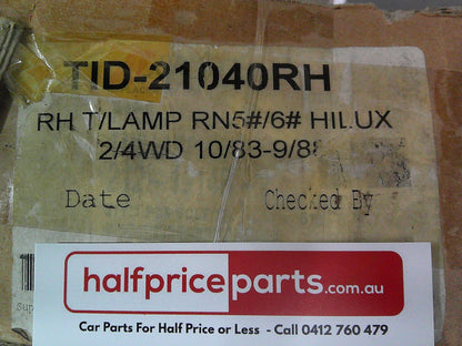 Depo Right Hand Rear Tail Light Assy Suits Toyota Hilux LN65/YN65 2WD/4WD Tub New Part