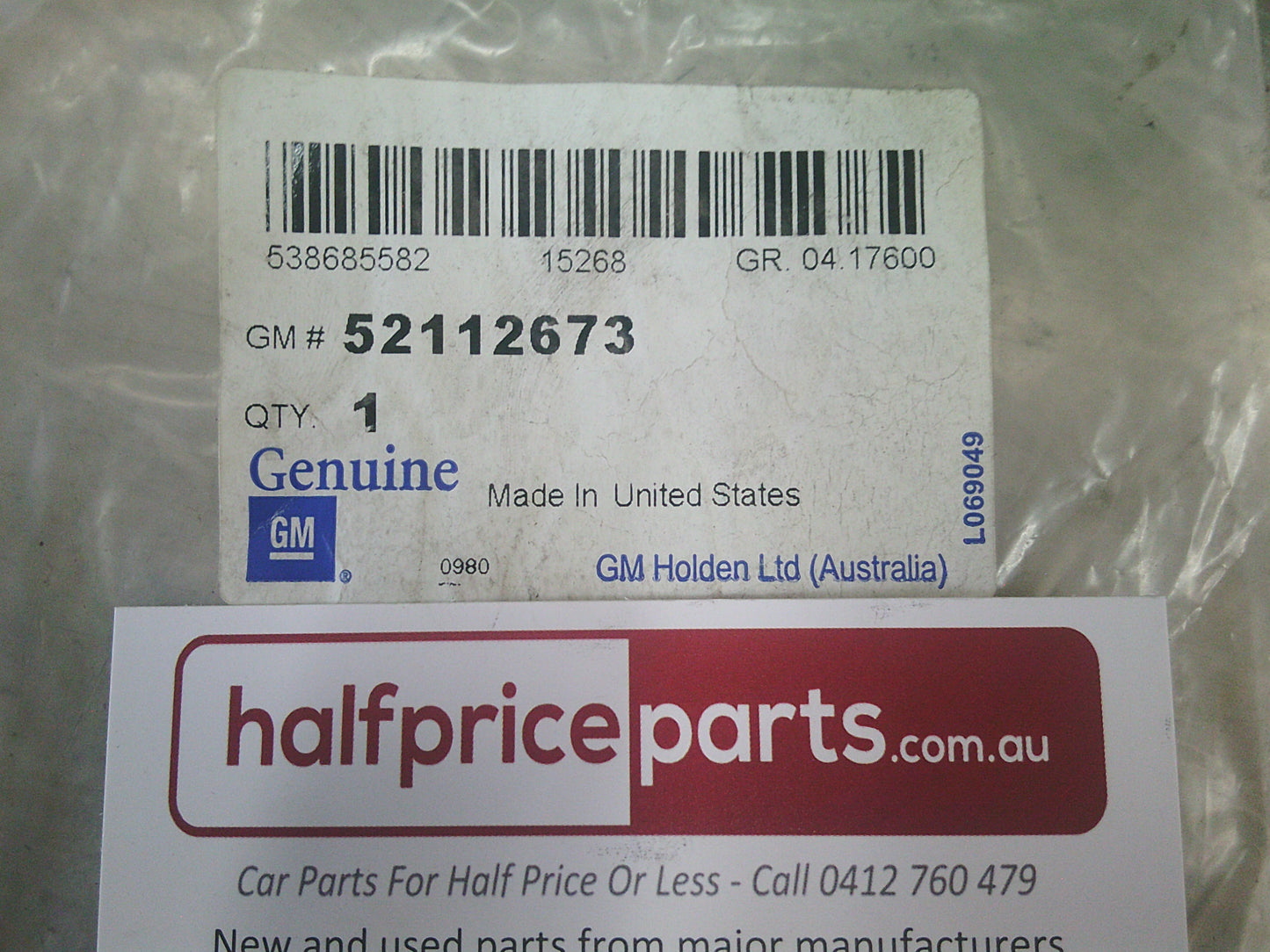 Holden Genuine Wiring Protector - New Part