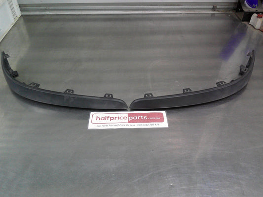 Holden AH Astra Genuine Rear Bumper Bar Mouldings Left And Right Used Part VGC