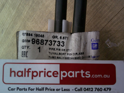 Holden Captiva CG7 Genuine Power Steering Outlet Pipe New Part