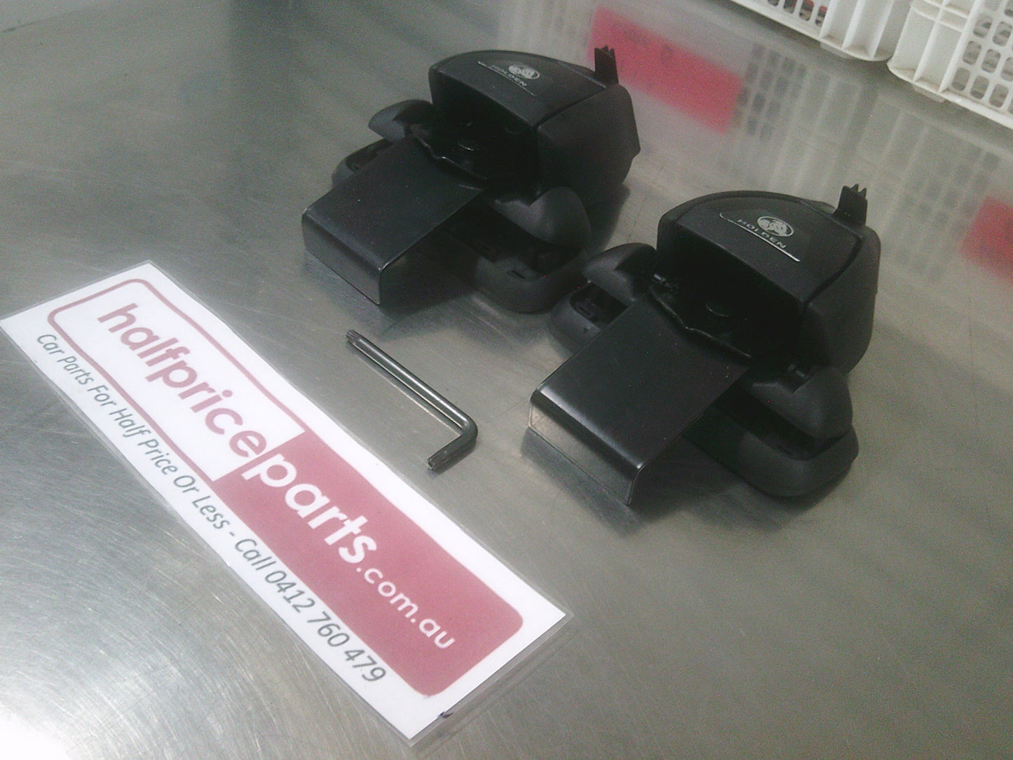 Holden CG Captiva Genuine Roof Rack Rear Mounts New Part