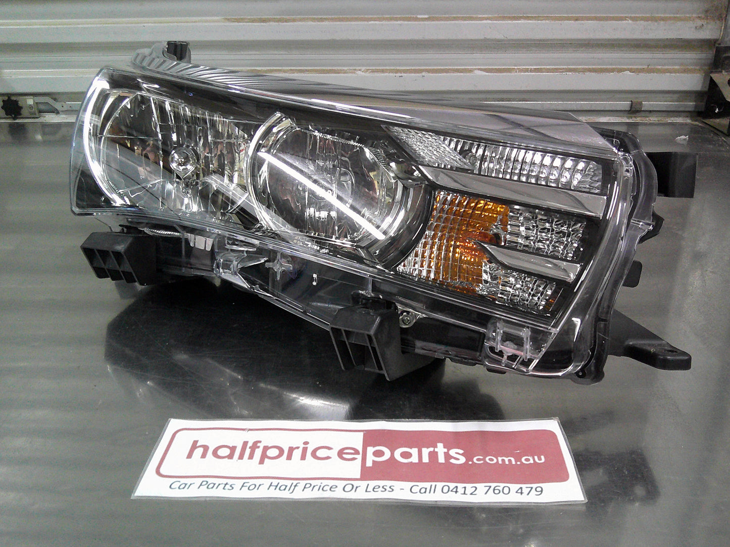 Toyota Corolla Sedan Ascent/SX Genuine Right Hand Front Head Light (Black Tinted) New Part