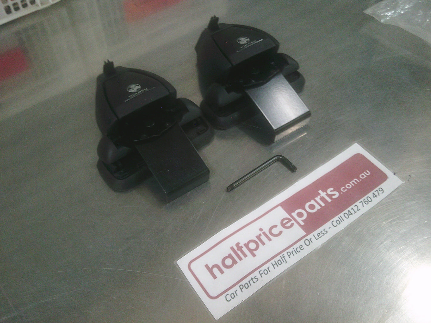 Holden CG Captiva Genuine Roof Rack Rear Mounts New Part