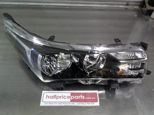 Toyota Corolla Sedan Ascent/SX Genuine Right Hand Front Head Light (Black Tinted) New Part