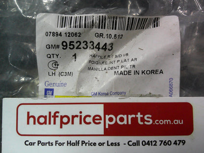 Holden Barina Spark Genuine Left Hand Interior Door Handle New Part