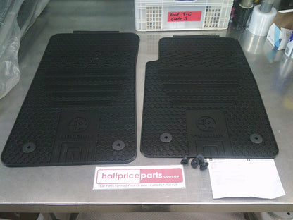 Holden VE Commodore/WM Caprice Genuine Front Left And Right Mat Set Heavy Duty Rubber New Part