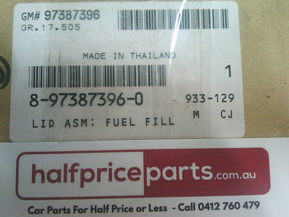 Holden TF/RA/RC Rodeo/Isuzu D-Max Genuine Outer Fuel Door Assembly (Unpainted) New Part