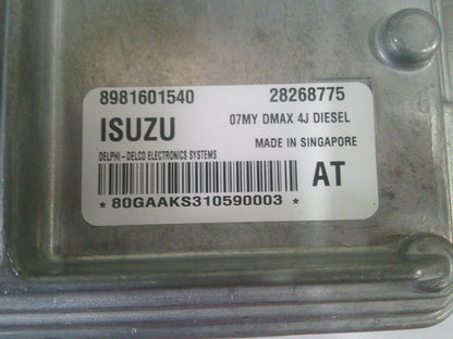 Holden RC Colorado Genuine Engine Control Module Diesel Auto With Cruise New Part