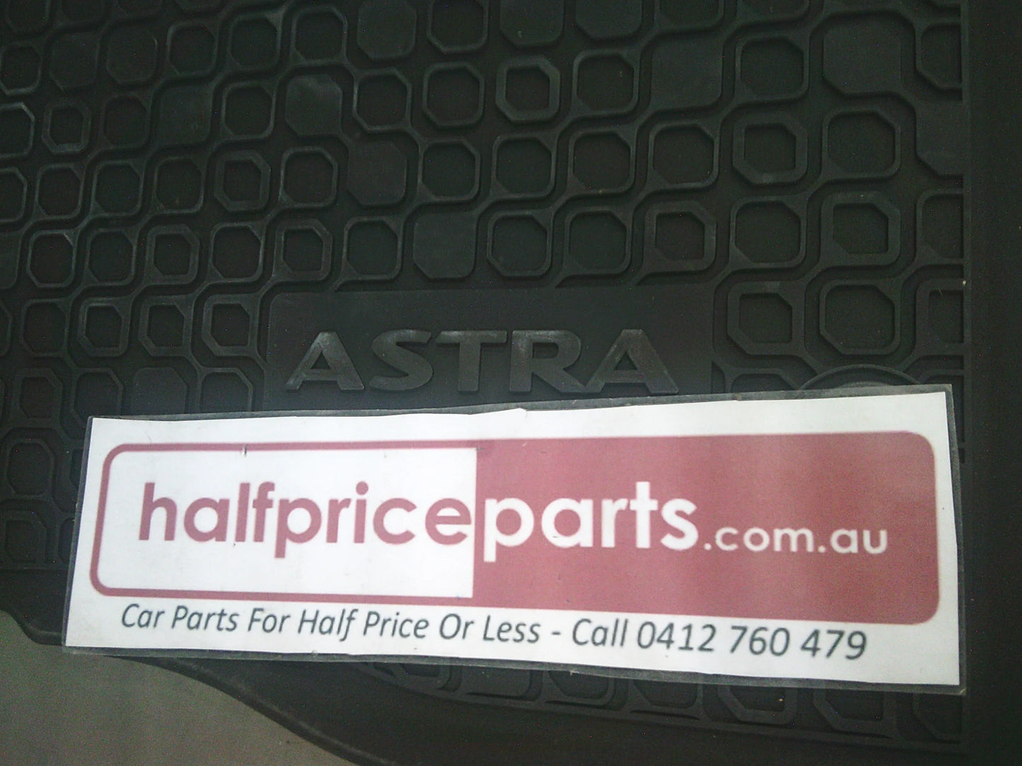 Holden BL Astra Sedan Genuine Set of 4 All-Weather Rubber Floor Mats (Front-Rear) New Part