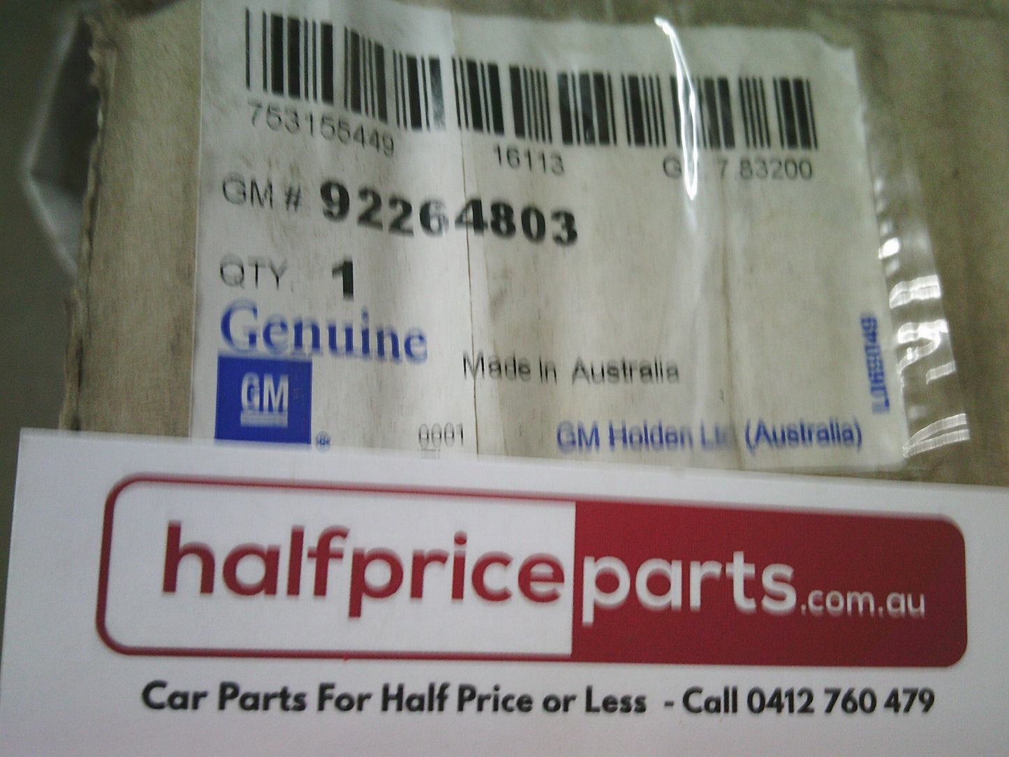 Holden VF Commodore Genuine Rear Bar Fascia Moulding Painted New Part