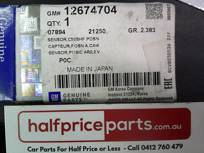 Holden CG5/CG7/Malibu Genuine Cam Shaft Position Sensor New Part