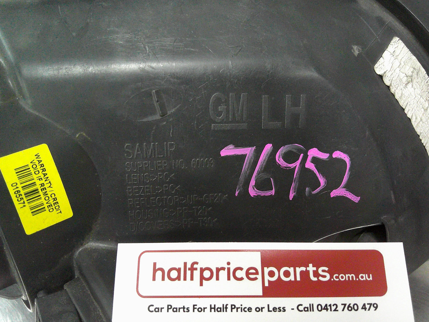 Holden VE Commodore Genuine Left Hand Front Headlight Used Part